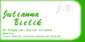 julianna bielik business card